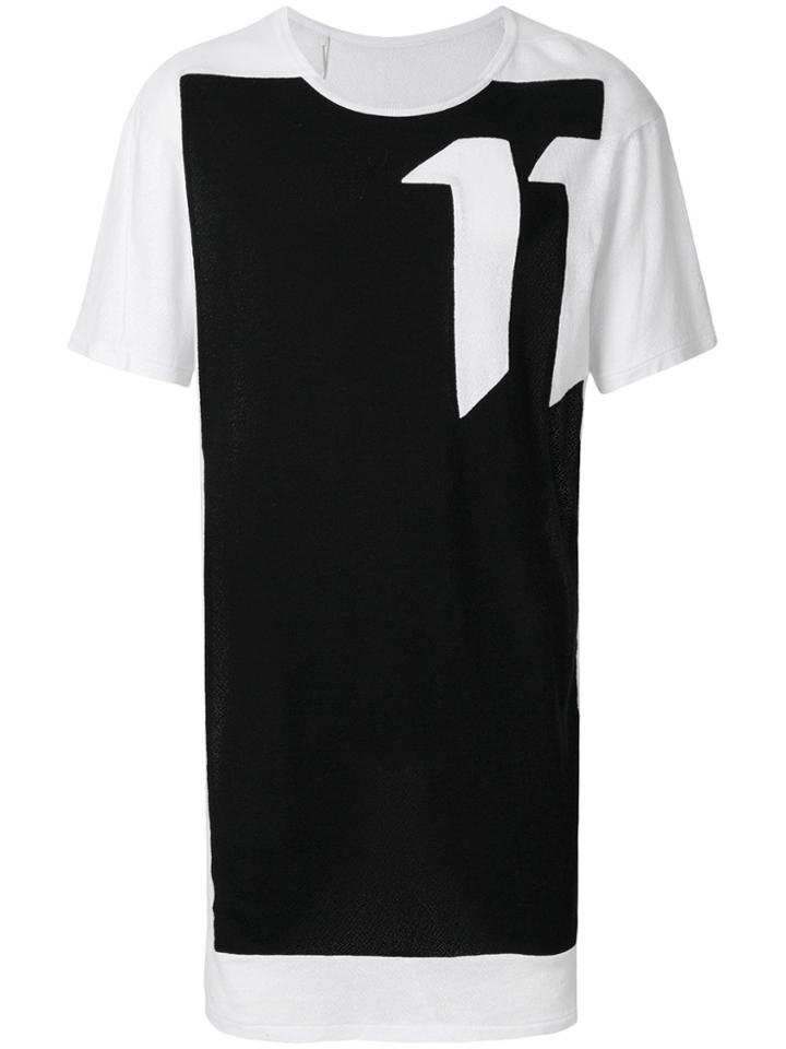 11 By Boris Bidjan Saberi Logo Print T-shirt - White
