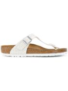 Birkenstock Snake-effect Sandals - White