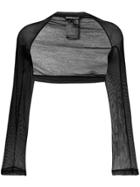 Ann Demeulemeester Fine Knit Bolero - Black
