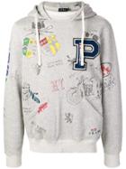 Polo Ralph Lauren Collegiate Printed Hoodie - Grey
