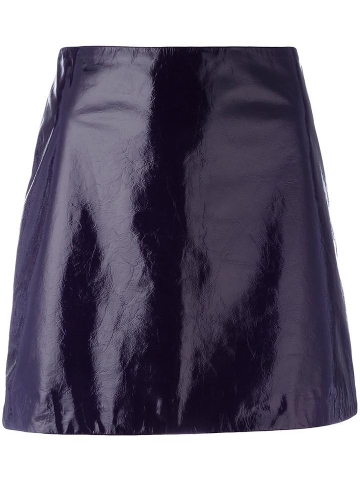 Nina Ricci Mini A-line Skirt - Pink & Purple