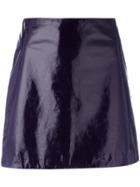 Nina Ricci Mini A-line Skirt - Pink & Purple