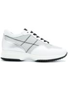 Hogan Stripe Detail Sneakers - White
