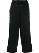 Vans Cropped Track Trousers - Black