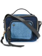See By Chloé Denim Crossbody Bag, Women's, Blue, Cotton/leather