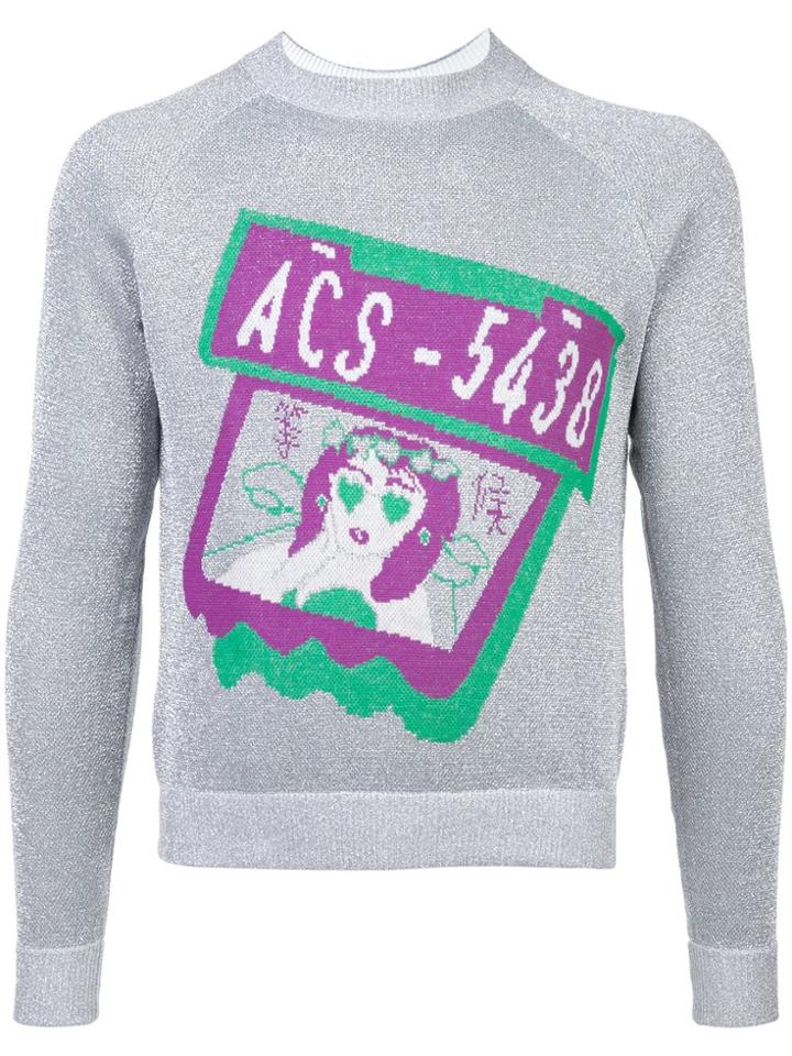 Angus Chiang Metallic Knitted Sweater