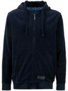 The Upside - Velour Hoody - Men - Cotton/polyester - M, Blue