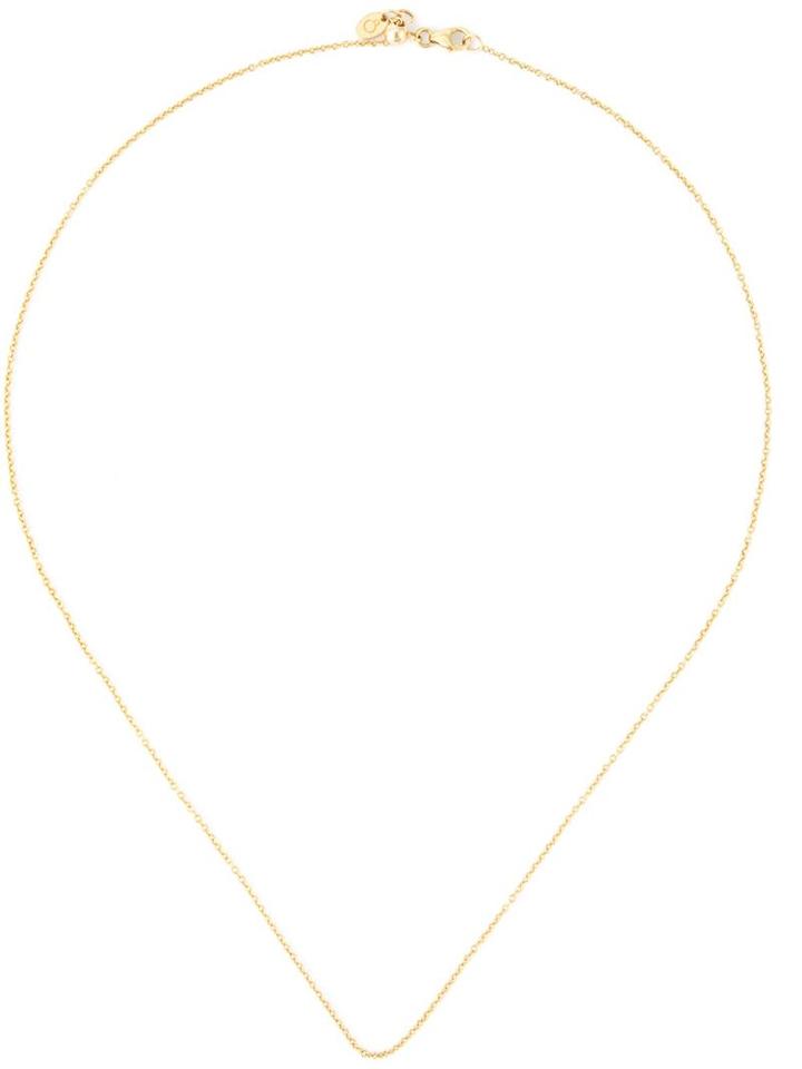 Loquet Short Chain Necklace, Women's, Metallic