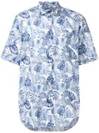 Corneliani Tropical Print Shirt - Blue
