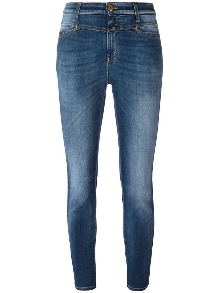 Closed High Waist Skinny Jeans - Blue