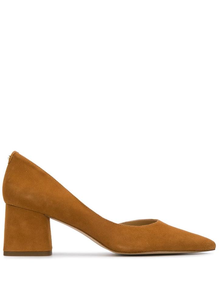 Michael Michael Kors Pointed Toe Pumps - Brown