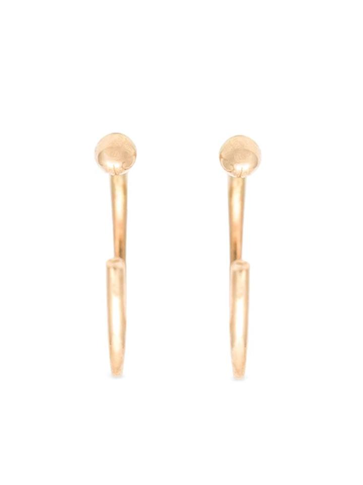 Melissa Joy Manning Classic Hug Hoops, Women's, Metallic
