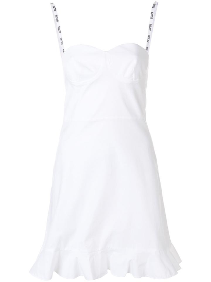 Gcds Fit And Flare Dress - White