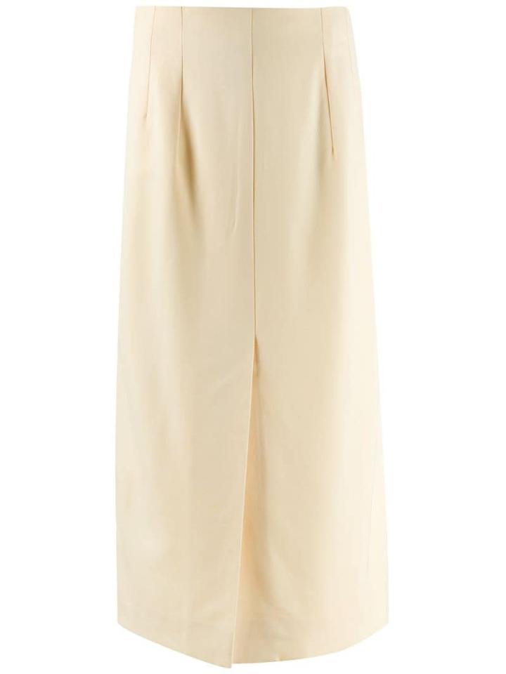 Céline Pre-owned 1990's Slim Midi Skirt - Yellow