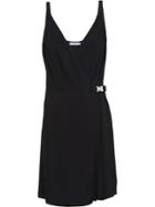 Prada Twill Mini Dress - Black