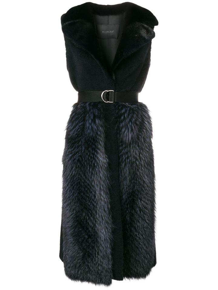 Blancha Longline Gilet - Blue