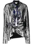 Act N&deg;1 Sequinned Blouse - Metallic