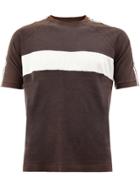 Wales Bonner Contrast Stripe T-shirt - Black