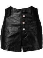 Saint Laurent Corset Shorts - Black