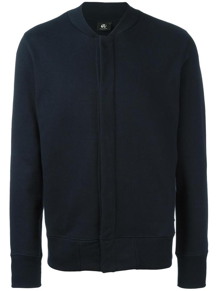 Ps By Paul Smith Buttoned Lightweight Jacket, Men's, Size: Xl, Blue, Cotton