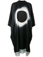 Maison Margiela Eclipse Print Oversized Dress - Black