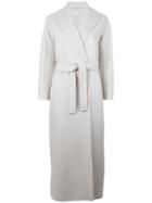 Long Belted Coat, Women's, Size: 42, Nude/neutrals, Wool,'s Max Mara