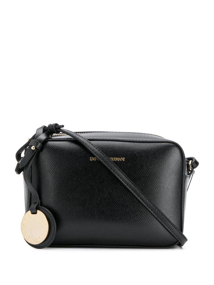 Emporio Armani Textured Camera Bag - Black