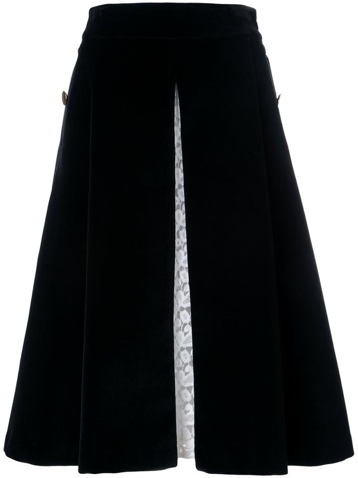 Macgraw Stately Skirt, Women's, Size: 8, Black, Polyester/cotton