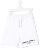 Jeremy Scott Junior Teen Logo Print Shorts - White