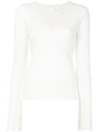 Solace - Orlina Long Sleeved Top - Women - Polyamide/spandex/elastane/viscose - 10, White, Polyamide/spandex/elastane/viscose