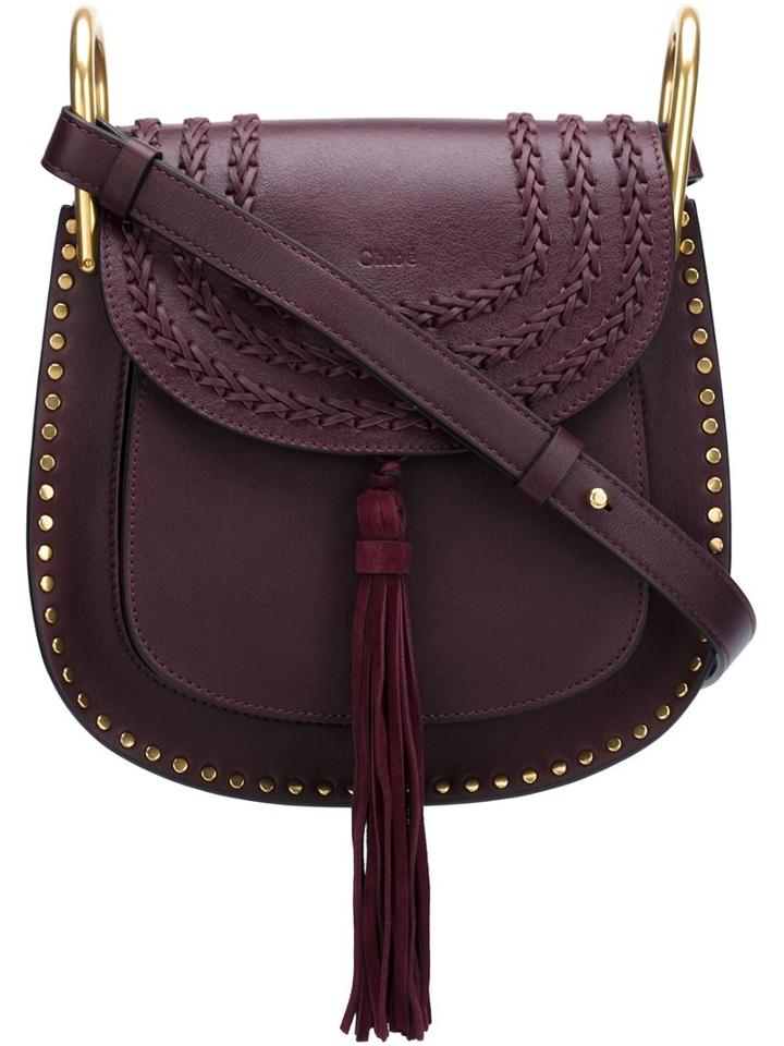 Chloé 'hudson' Shoulder Bag, Women's, Red, Leather