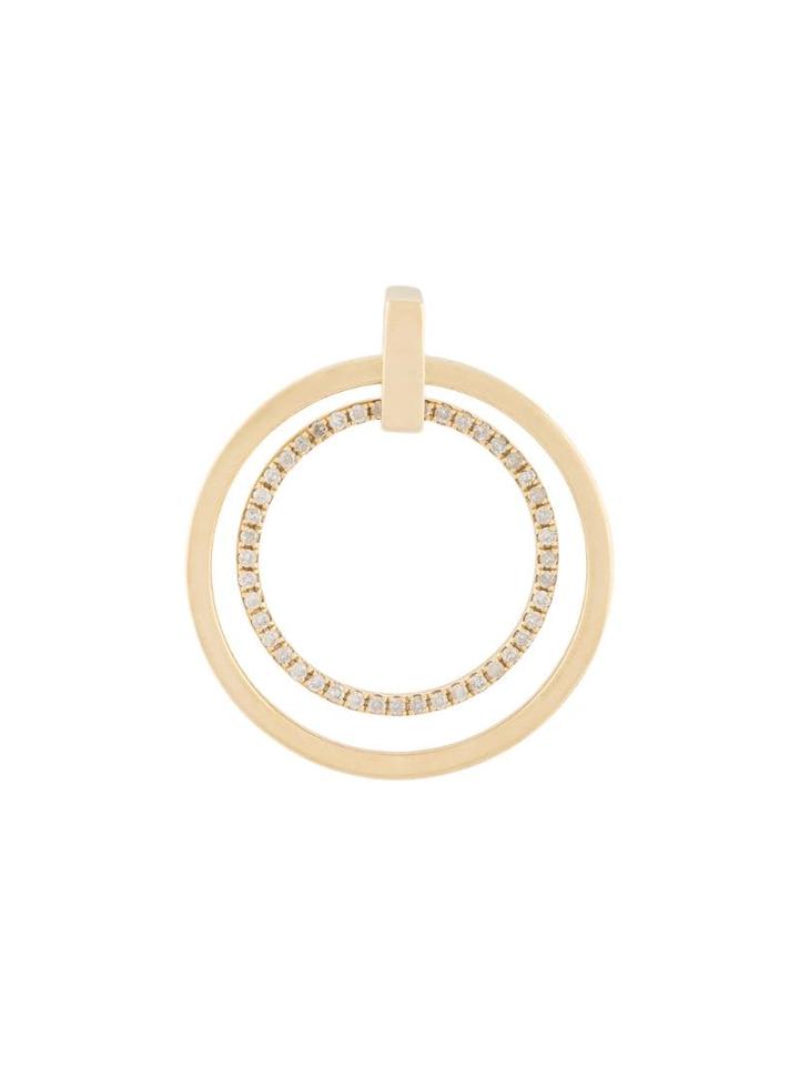 Asherali Knopfer 18k Gold Giulia Double Hoop Diamond Earring -