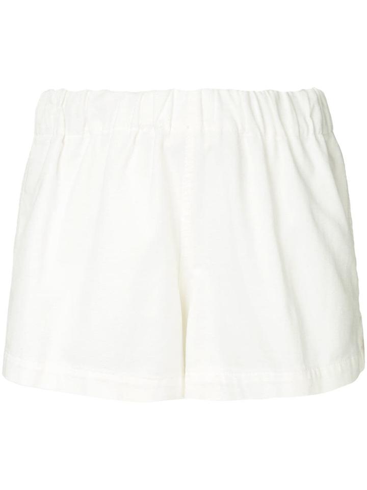 Bassike Gardening Shorts - White