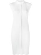 Pleats Please By Issey Miyake Pleated Sleeveless Top