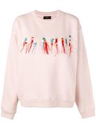Alanui Embroidered Sweatshirt - Pink