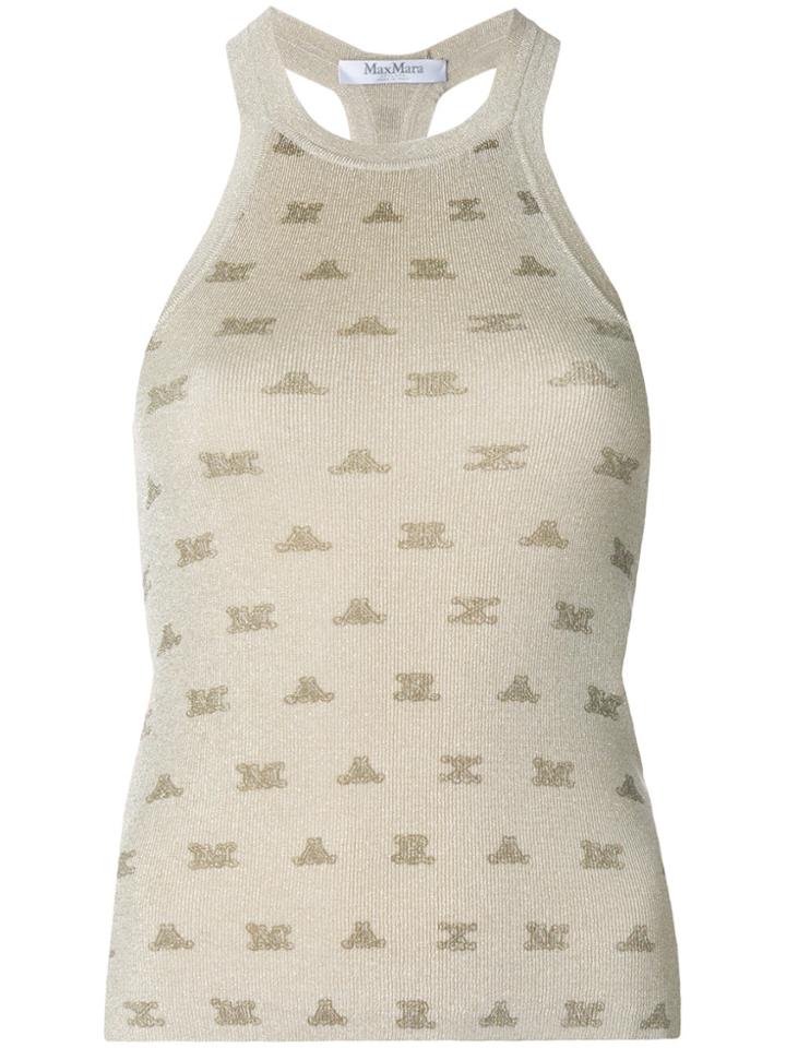 Max Mara Max Maragram Tank - Nude & Neutrals