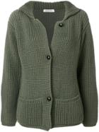 &daughter Ribbed Thick Collar Cardigan - Green