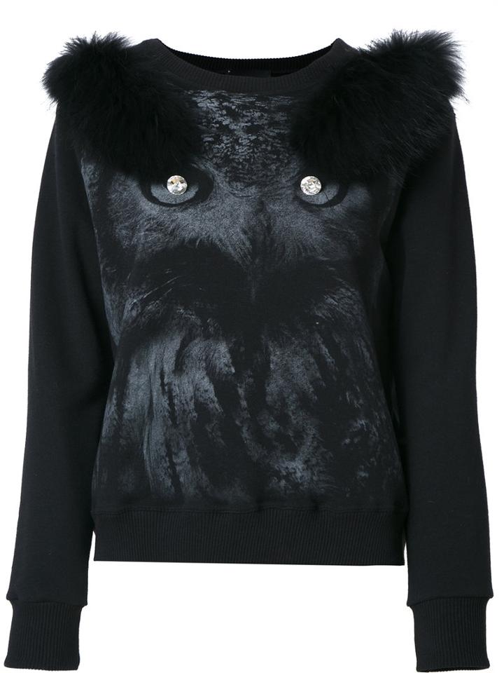 Andrea Bogosian - Knit Top - Women - Cotton/polyester - M, Black, Cotton/polyester