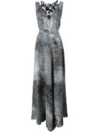 Kenzo Sand Dress, Women's, Size: 38, Grey, Silk