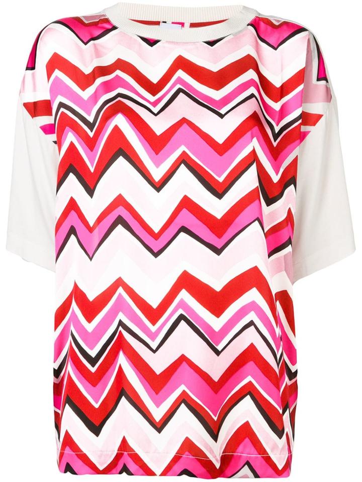 Missoni Zigzag Panel T-shirt - White