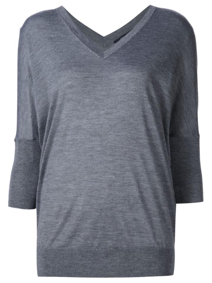 Derek Lam Dolman Sleeve Sweater - Grey