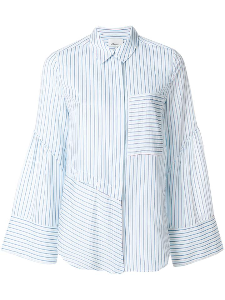 3.1 Phillip Lim Deconstructed Button-down Shirt - White