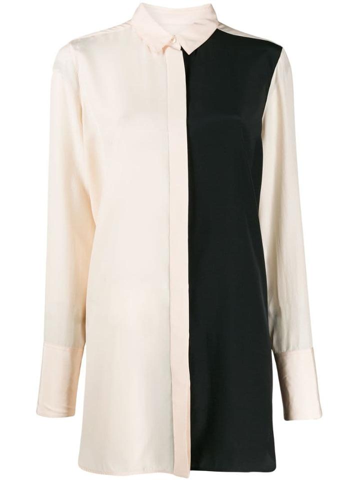 Jil Sander Panelled Long-line Blouse - Pink