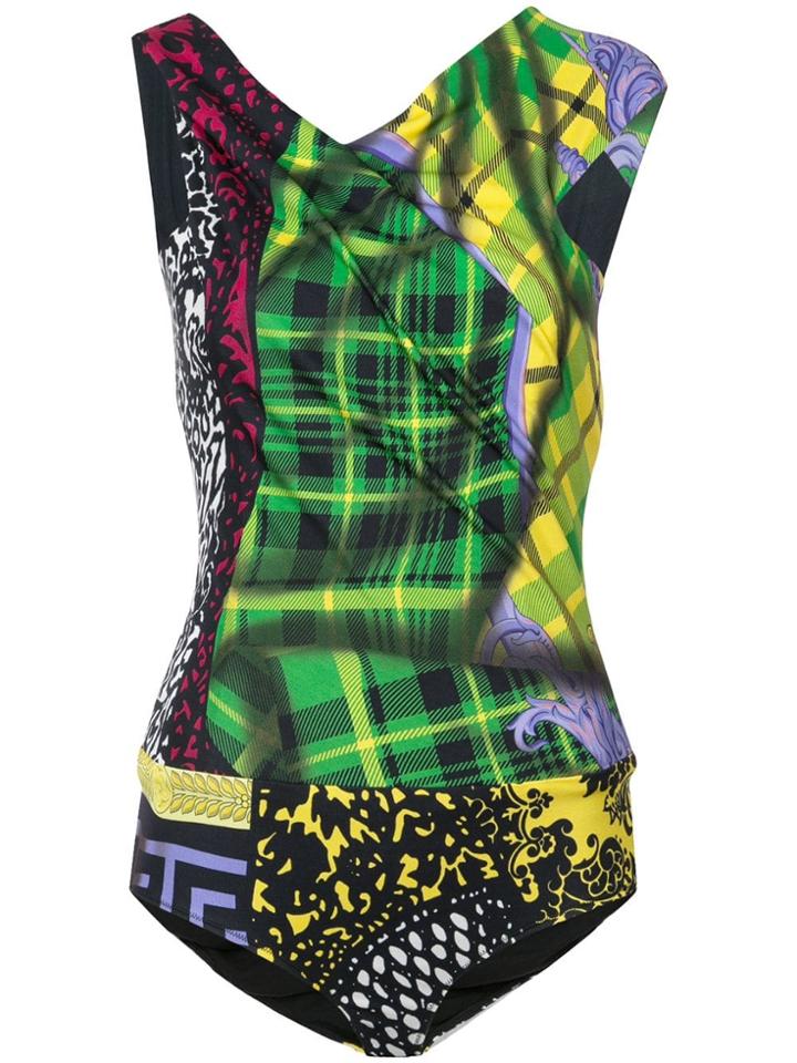 Versace Printed Asymmetric All-in-one - Multicolour