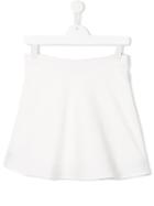 Moncler Kids Flared Mesh Skirt, Girl's, Size: 14 Yrs, White