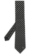 Alexander Mcqueen Polka Dot Tie - Black