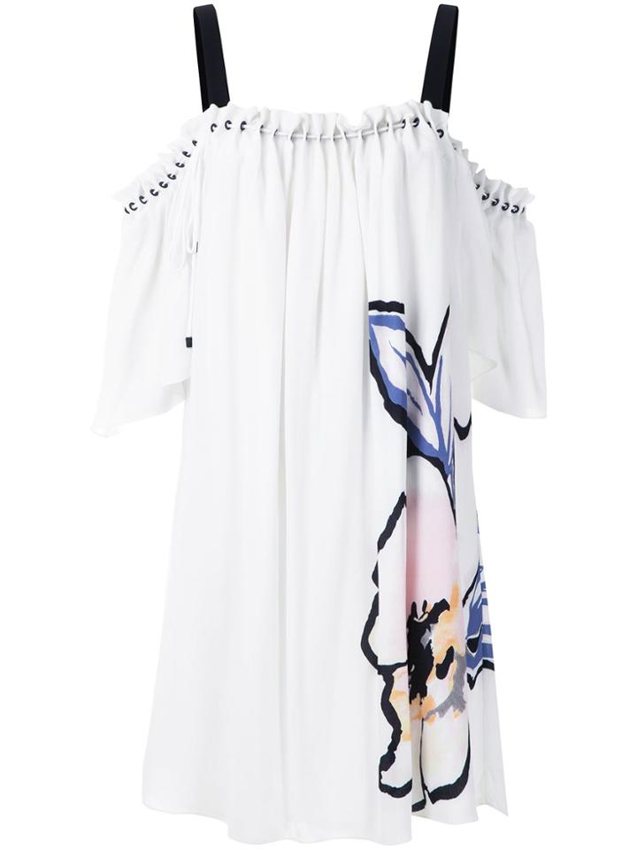 Tufi Duek Vestido Curto Estampado - White