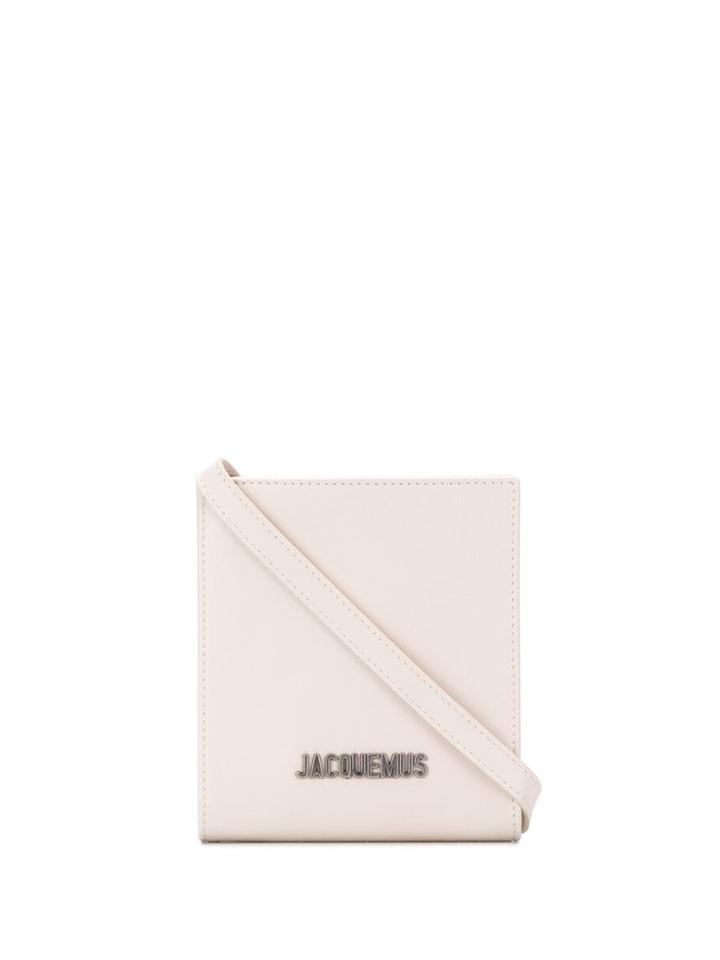 Jacquemus Logo Plaque Cross Body Bag - Neutrals
