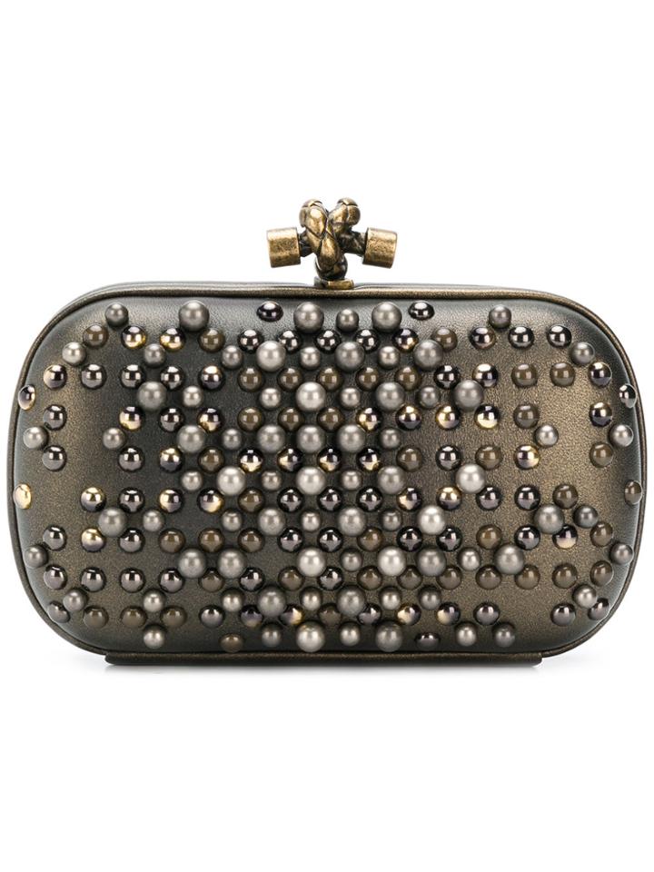 Bottega Veneta Spheres Knot Clutch - Grey