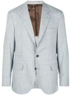 Brunello Cucinelli Single Breasted Blazer - Grey